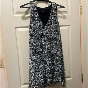 Wilfred Free Black, Gray and White Sleeveless Dress (sz xs)